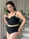 Роздільний купальник PLUS SIZE з високими плавками, твердими чашками в чорному кольорі SW1441/1-5XL фото 2