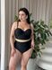 Роздільний купальник PLUS SIZE з високими плавками, твердими чашками в чорному кольорі SW1441/1-5XL фото 9