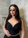 Роздільний чорний купальник PLUS SIZE з високими плавками з тяжкою та сформованими чашками у бюсті SW1263-5XL фото 8