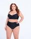 Роздільний чорний купальник PLUS SIZE з високими плавками з тяжкою та сформованими чашками у бюсті SW1263-5XL фото 6