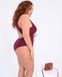Суцільний купальний PLUS SIZE з підтримкою грудей в кольорі бордо SW1377-L фото 3