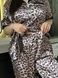 Піжама з леопардовим принтом PLUS SIZE з сорочкою та штанами (DO3627) DO3627-5XL фото 7