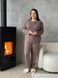 Тепла жіноча піжама PLUS SIZE з мікрофлісу DO3920-4XL фото 2