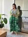 Сукня-туніка з орнаментом зелена PLUS SIZE SW3531-універсальний фото 4