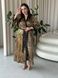 Шовковий жіночий леопардовий халат PLUS SIZE DO2968-5XL фото 6