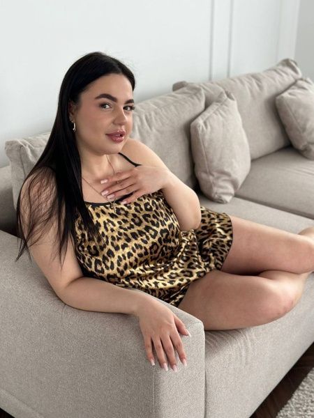 Леопардова піжама PLUS SIZE з шортами DO3588-5XL фото