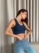Жіночий спортивний топ синій FS1709-XL фото 10