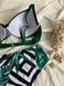 Купальник роздільний зелений PLUS SIZE з тропічним принтом та твердими чашками SW1473-4XL фото 6