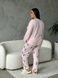 Тепла рожева піжама в розмірі PLUS SIZE DO3400/2-4XL фото 6