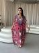 Легка максі сукня-туніка рожева PLUS SIZE для відпочинку (SW674) SW674-універсальний фото 8