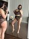 Жіночий комплект білизни PLUS SIZE леопардовий з мереживом DO3623-4XL фото 4