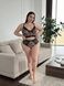 Жіночий комплект білизни PLUS SIZE леопардовий з мереживом DO3623-4XL фото 8