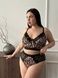 Жіночий комплект білизни PLUS SIZE леопардовий з мереживом DO3623-4XL фото 6